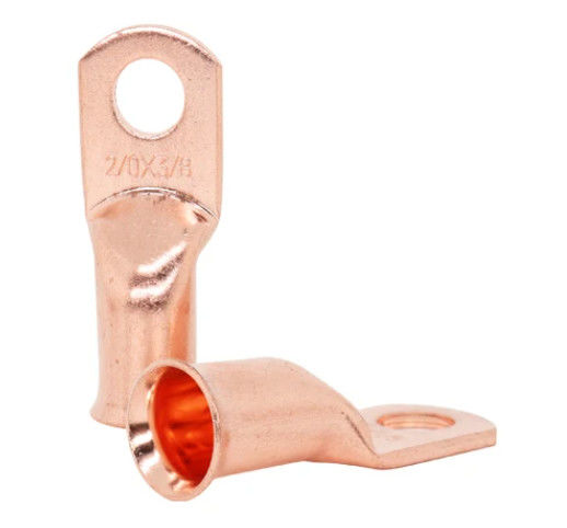 Cáp kết nối đầu cuối điện AWG 2/0*3/8 Loại Crimping ống đồng